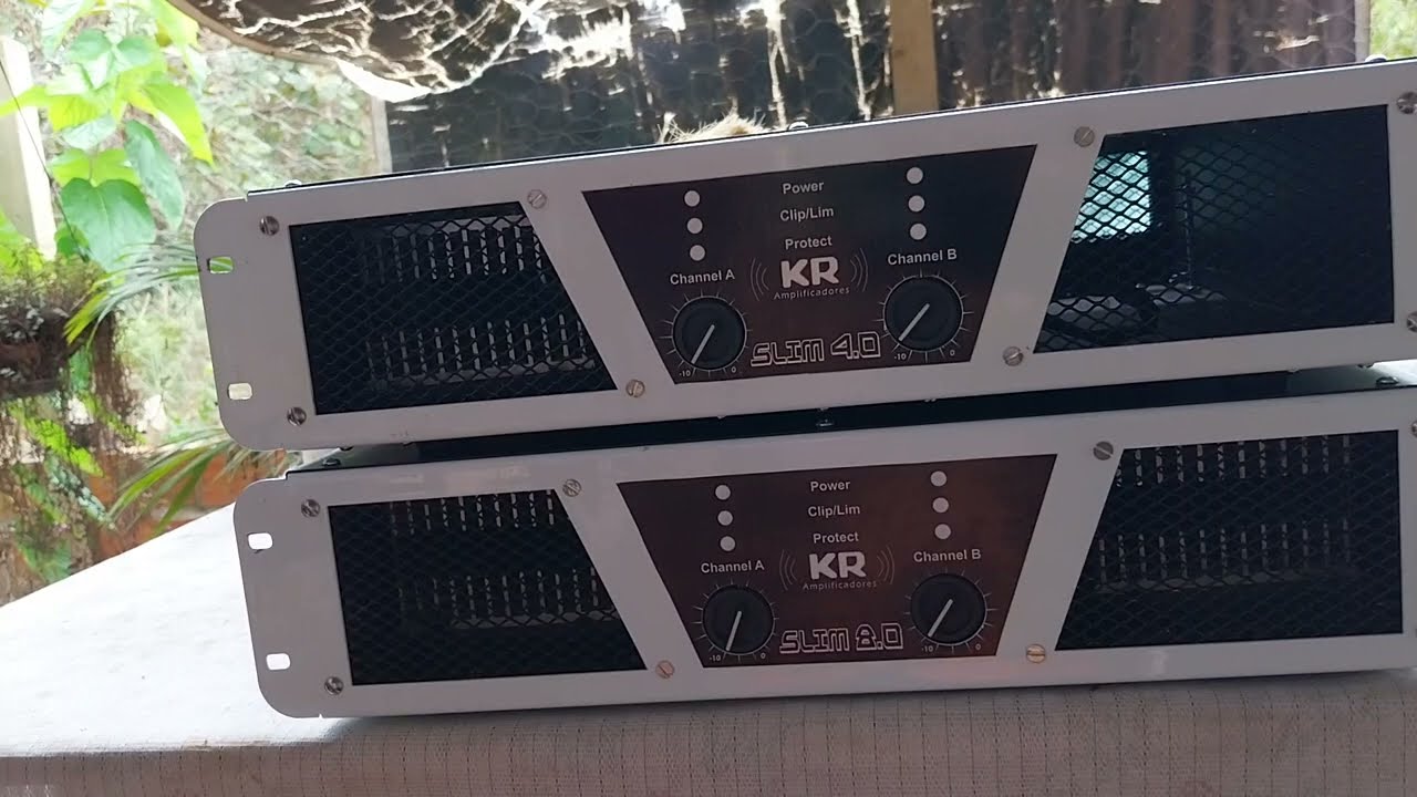 AMPLIFICADORES KR, 4.0 E 8.0 ABERTOS.
