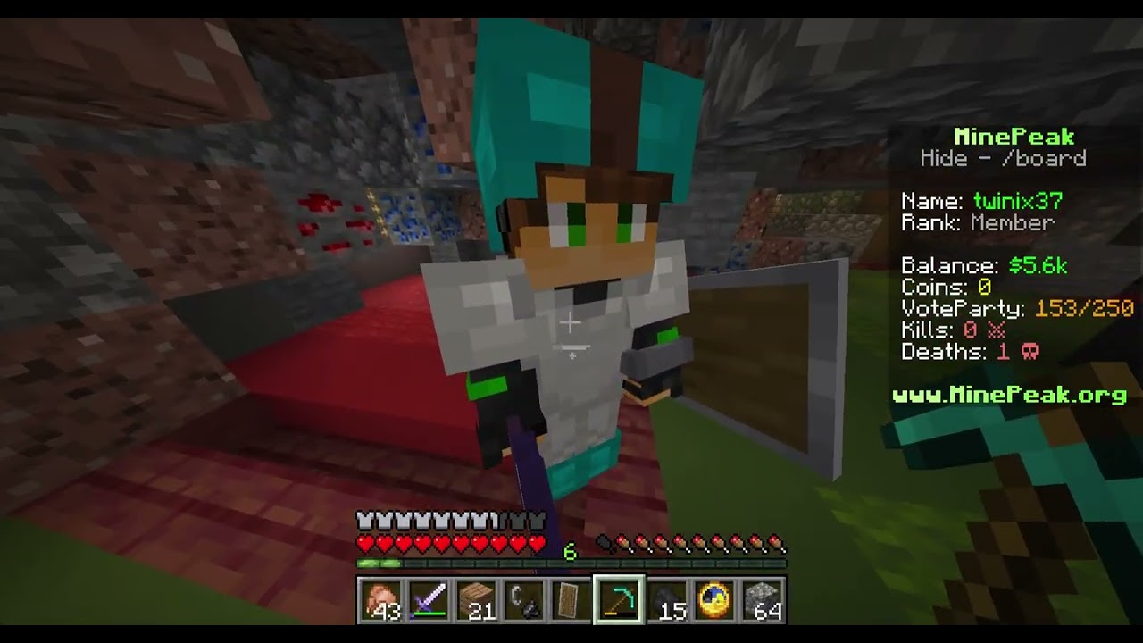 retour du minecraft