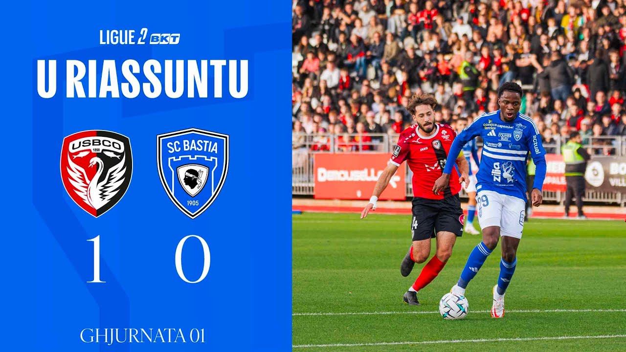 US Boulogne CO 1-0 SC Bastia : U Riassuntu