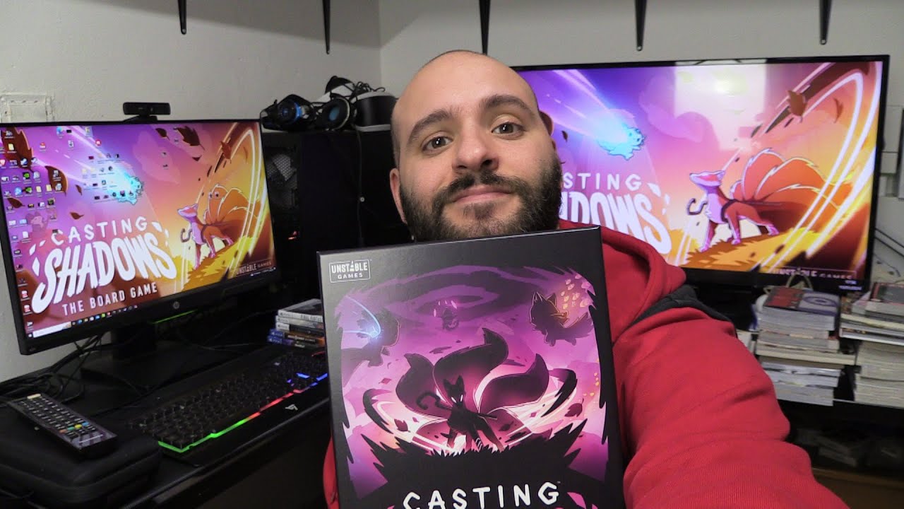 CASTING SHADOWS; GIOCO DA TAVOLO - UNBOXING