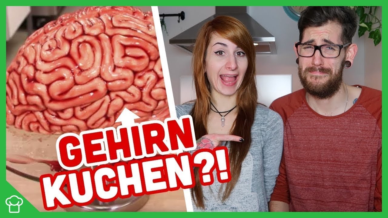 HALLOWEEN SPECIAL mit meinem MANN // Gruselige Gehirn - Torte //  Kupferfuchs