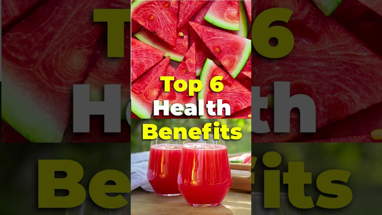 Top 6 Health Benefits of Watermelon #shorts