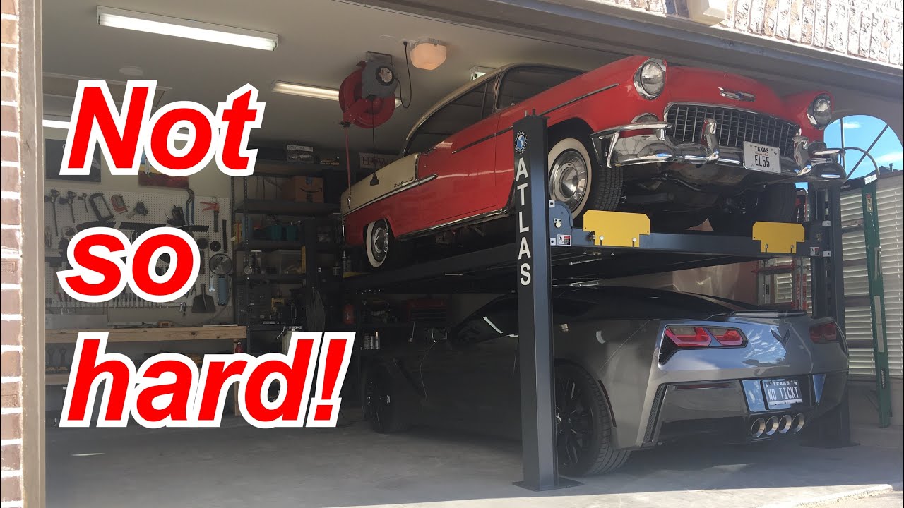 How to install a four post car lift!