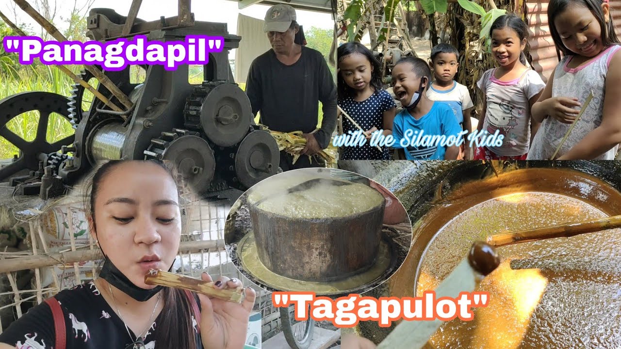 PANAGDAPIL + Pagluluto ng TAGAPULOT or Molasses in Ilocos| Sugarcane Food Processing| Rome Calamayan