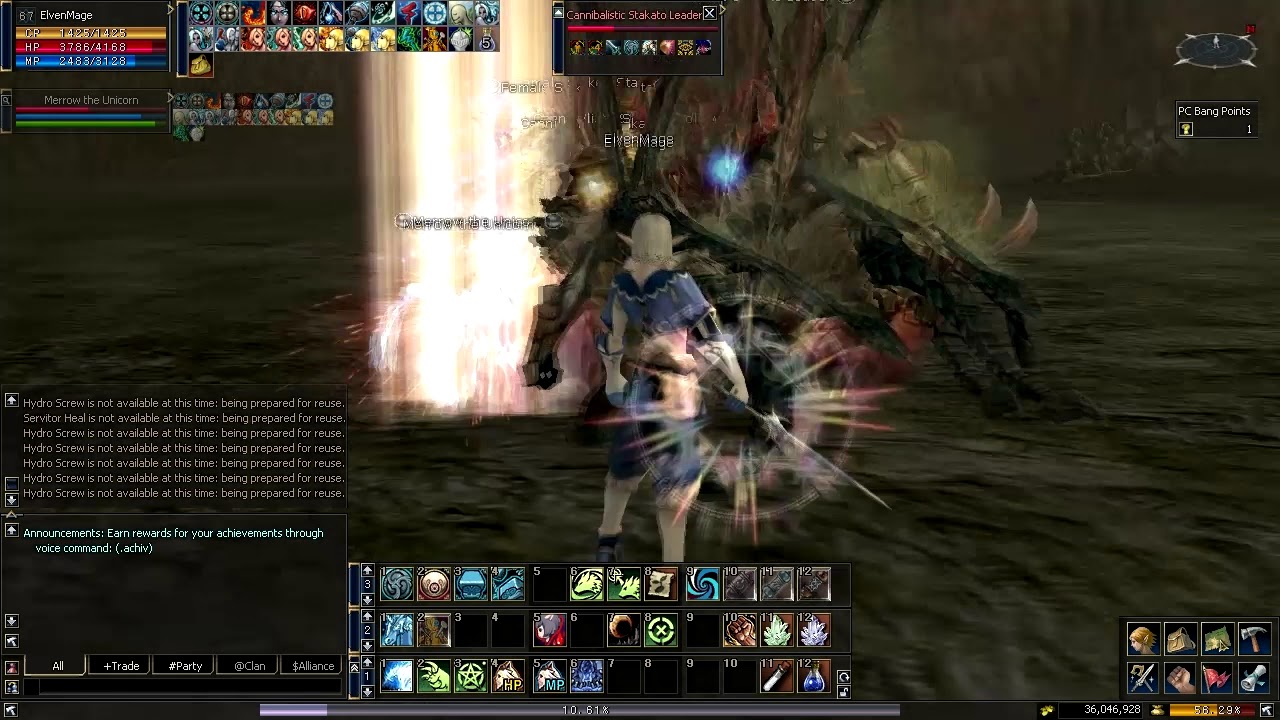 AoE Elemental Summoner Interlude PvP Server