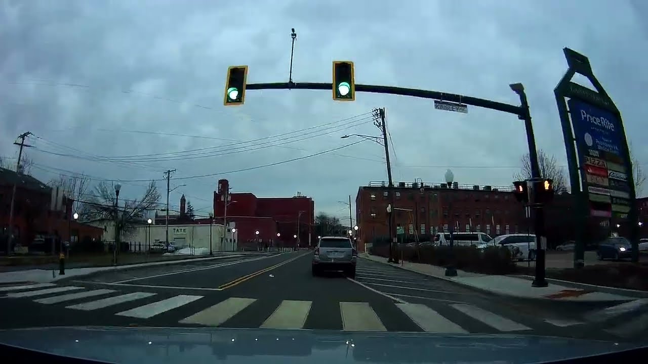 Driving to Pure Lounge on Federal Hill in Providence, Rhode Island