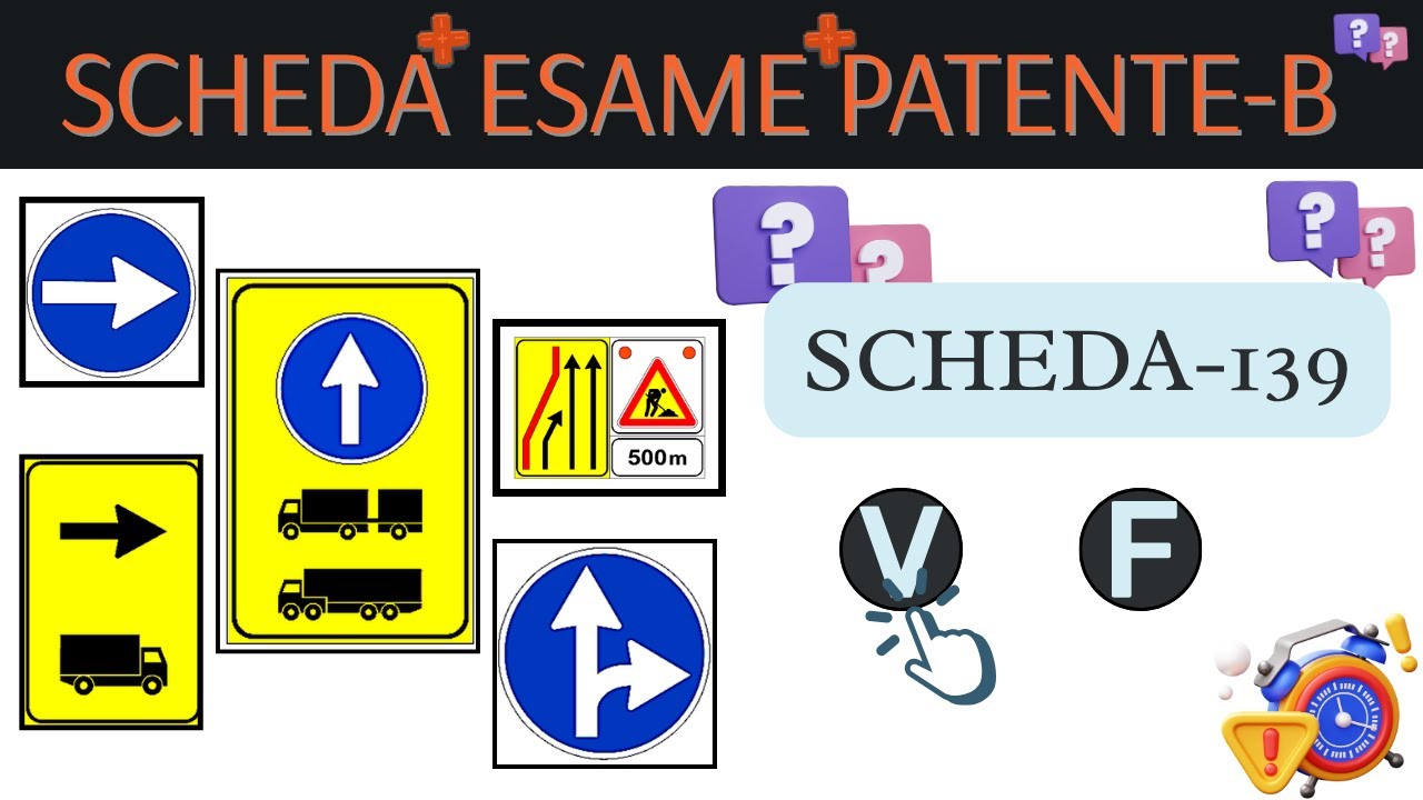 QUIZ PATENTE B n.139 | Meno 1 al traguardo 140! | 16 Marzo 2026