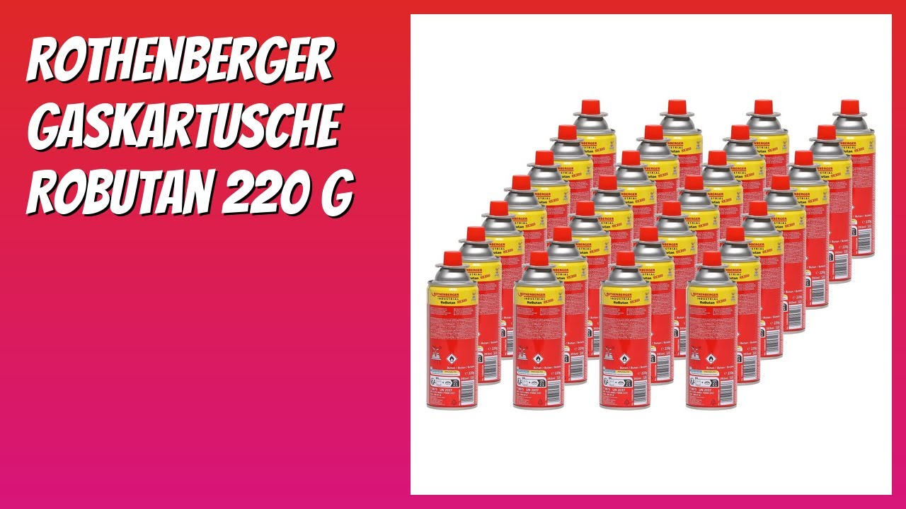 BEWERTUNG (2026): Rothenberger Gaskartusche RoButan 220 g. Infos