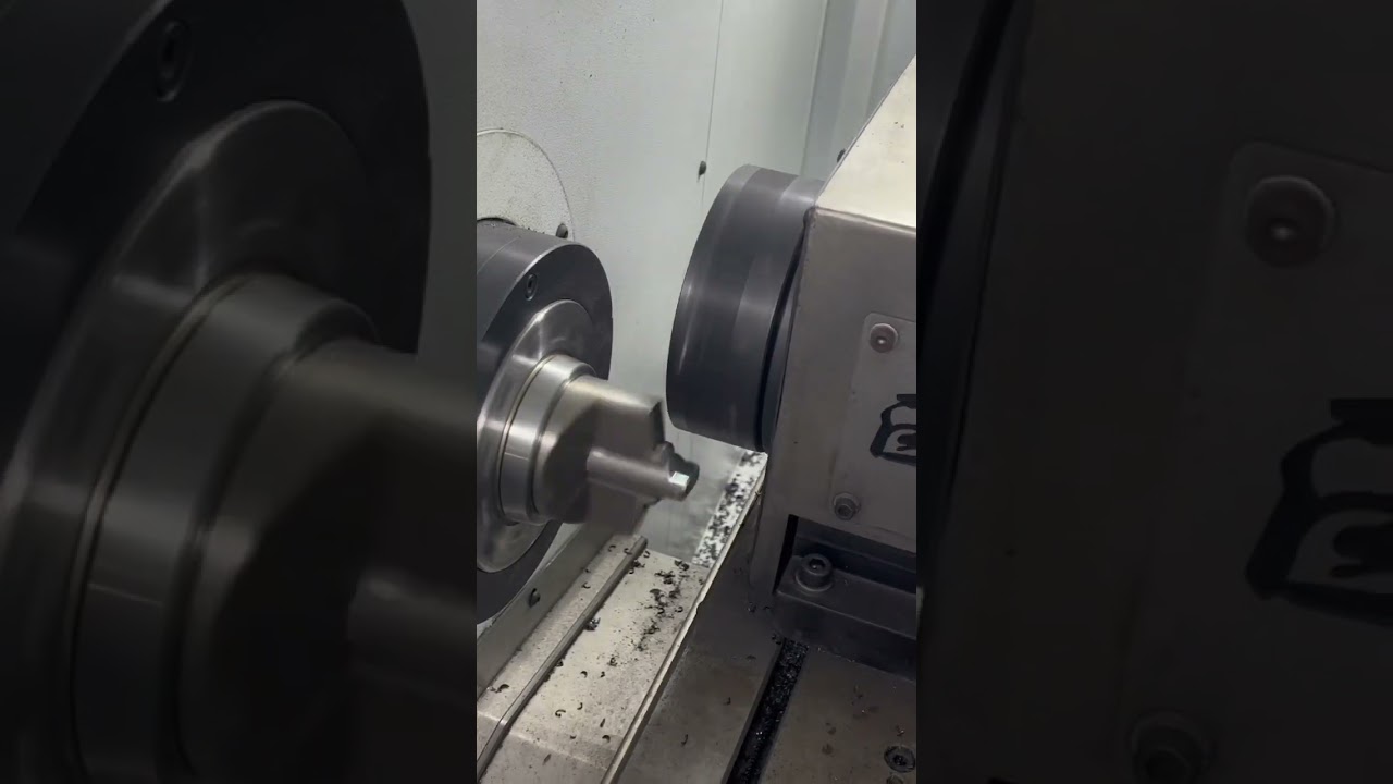 Fixed flange position & cutsquare #cnc#machine #manufacturing #china