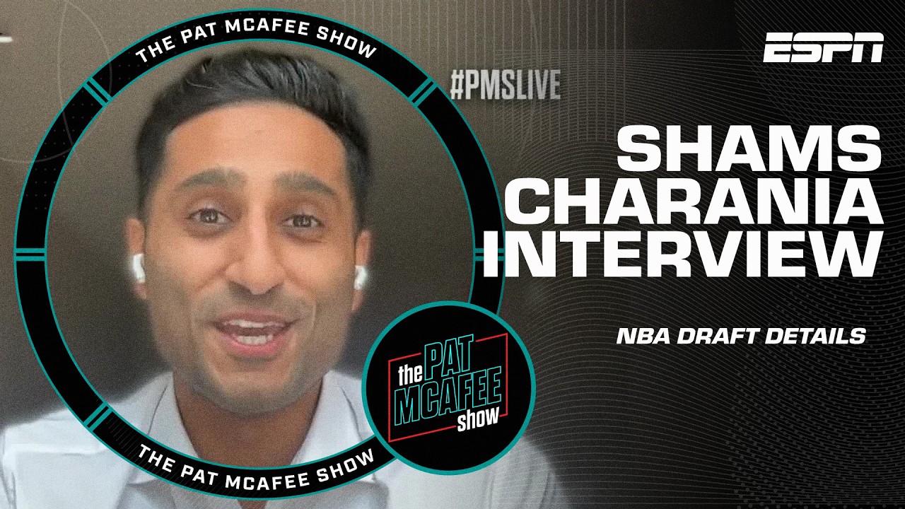 Shams Charania details NBA Draft Night 1, Bronny James and Knecht to Lakers | The Pat McAfee Show