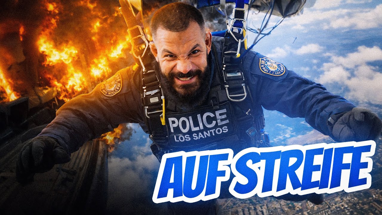 HELIKOPTER EXPLOSION AUF STREIFE ⁉️😱 GTA RP 