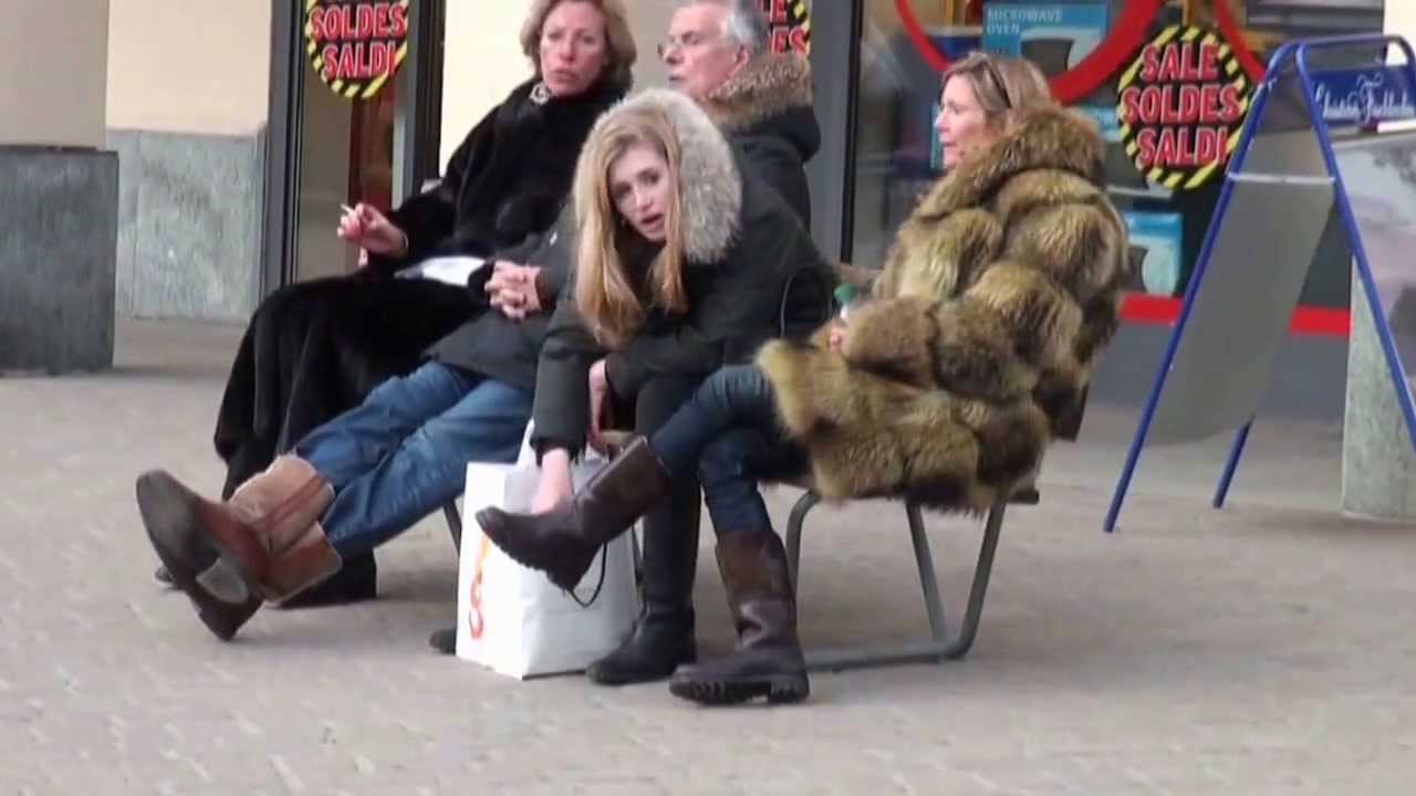 St. Moritz: Furs in the streets. Part 4