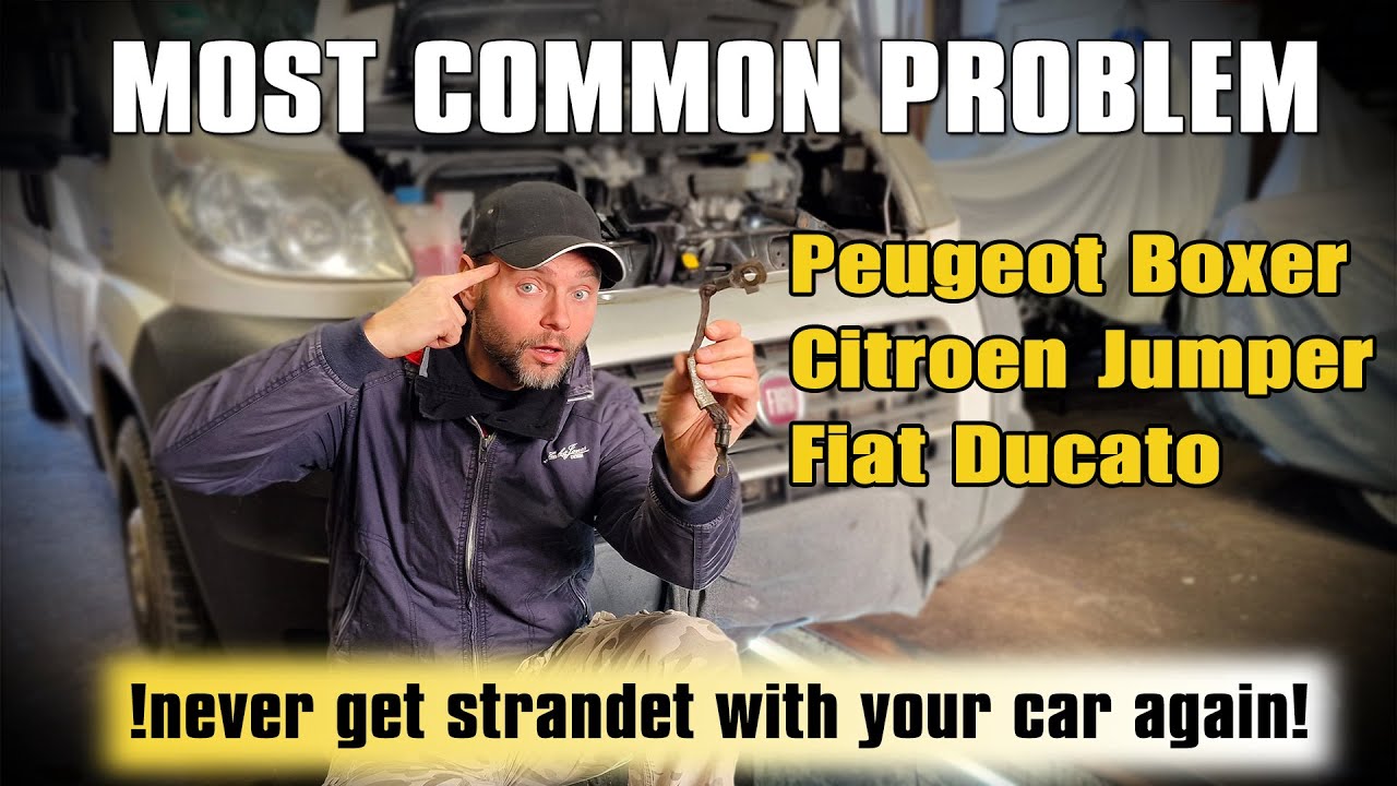 Fiat Ducato, Boxer & Jumper Most Common  Problem &ndash; Ground Cable!⚠️