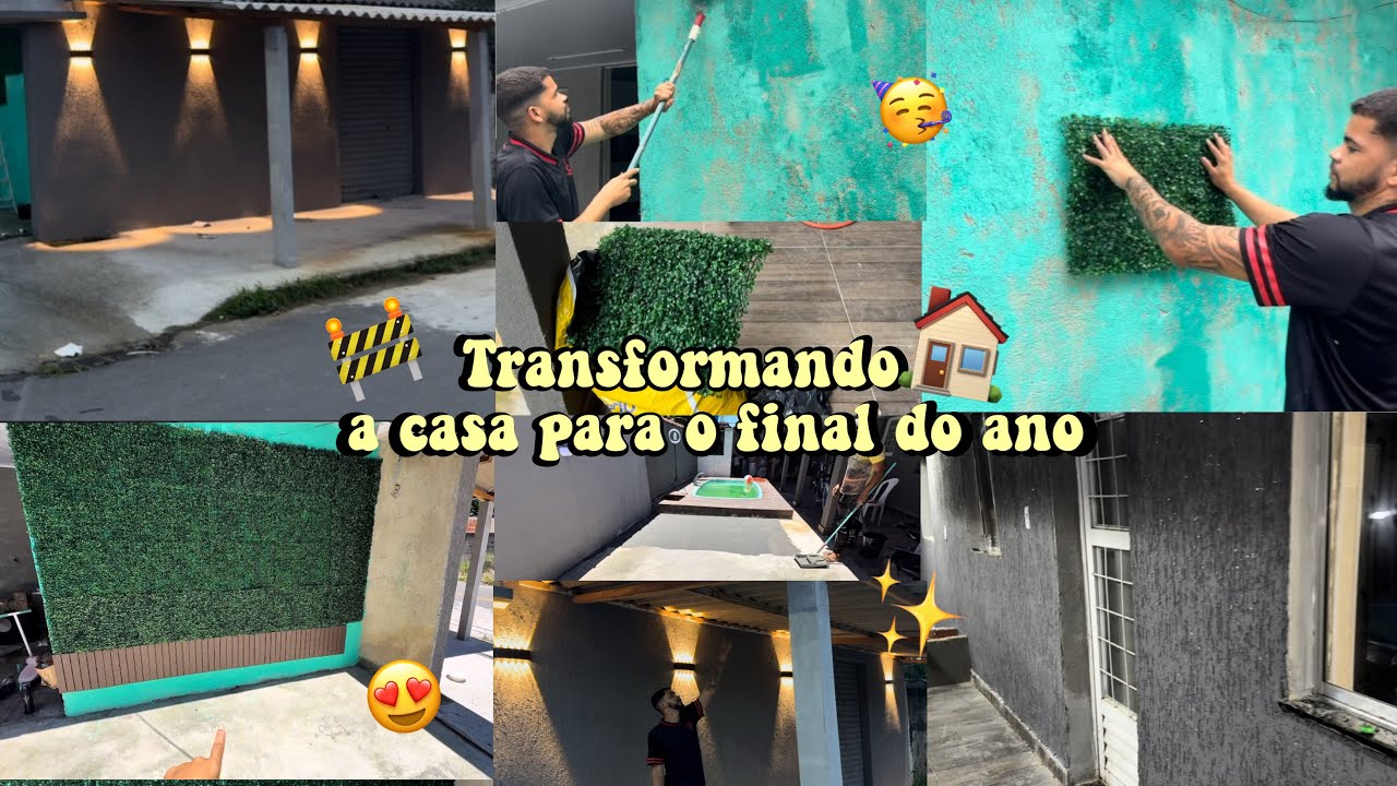 TRASFORMANDO E DANDO UM NOVO VISUAL PARA A CASA NO FINAL DO ANO✨🏠🚧 #sabrinatavaresdevolta