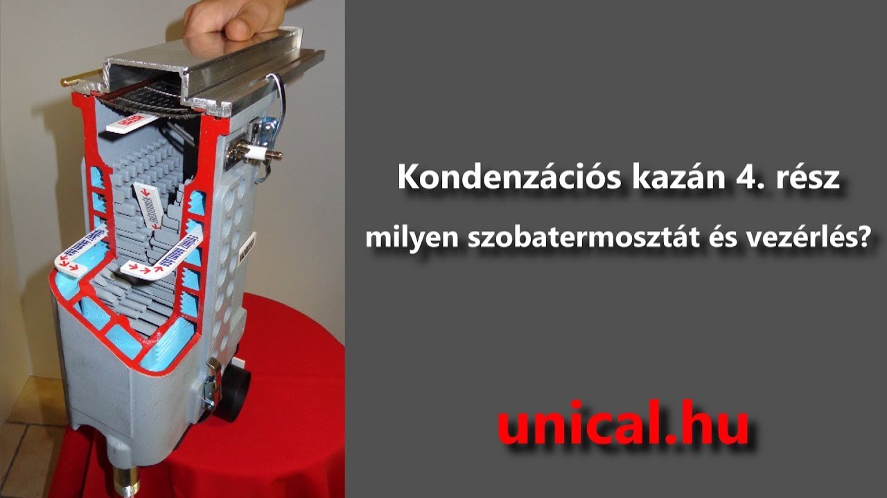 Kondenzációs kazán 4. rész - milyen szobatermosztát és vezérlés