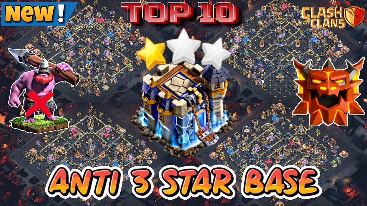 TOP-10 ANTI 3 STAR TH18 LEGEND BASE || TH18 TROPHY PUSHING BASE ANTI THROWER || TH18 BASE 2026