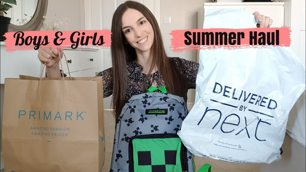 HUGE KIDS SUMMER HAUL 2021 | Primark, H&M, Next, Sainsburys Tu