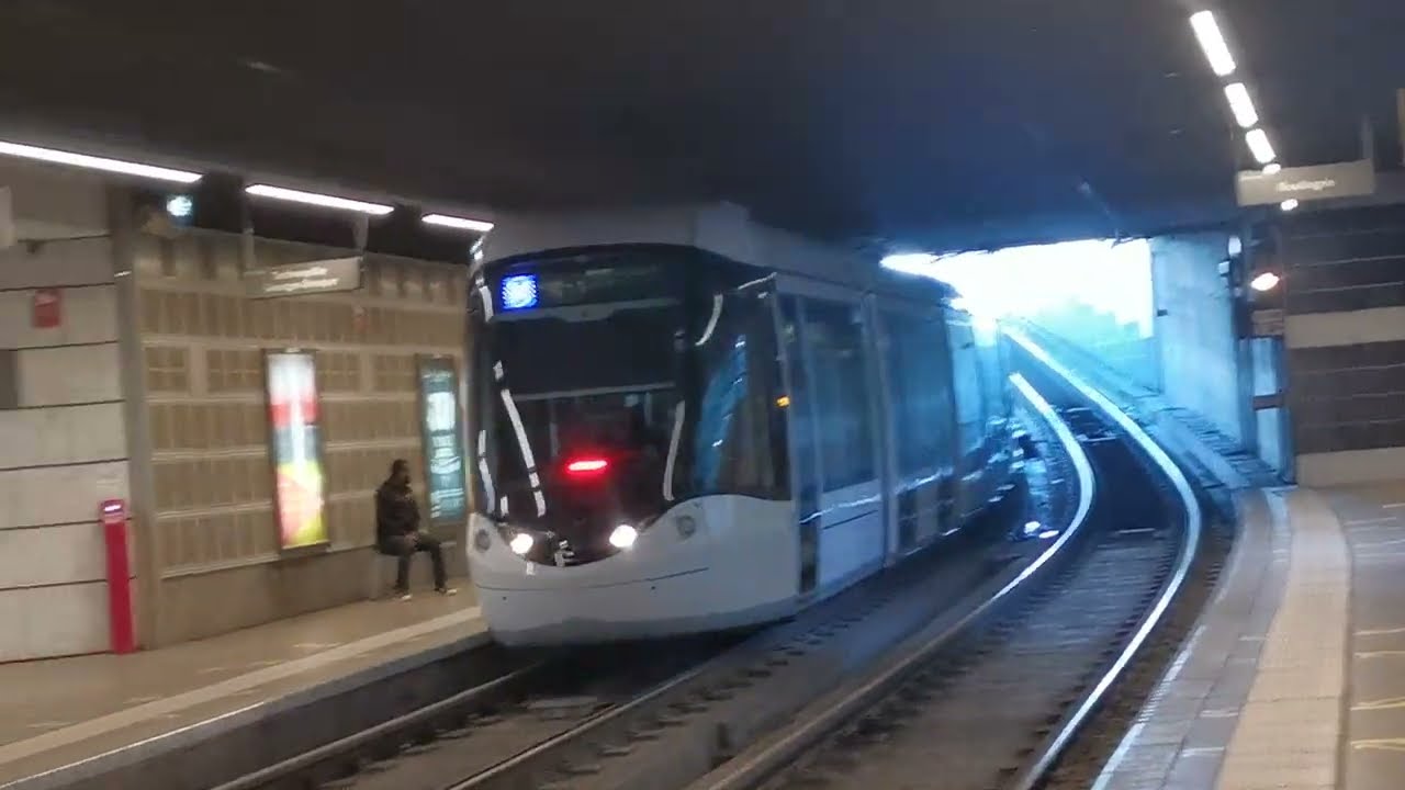 inside of rive gauche in rouen in the morning