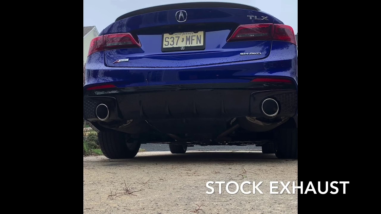 2018 Acura TLX A-Spec Muffler Delete