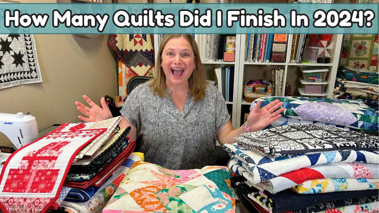 Quilt Accomplishments! All the Quilts I FINISHED in 2024