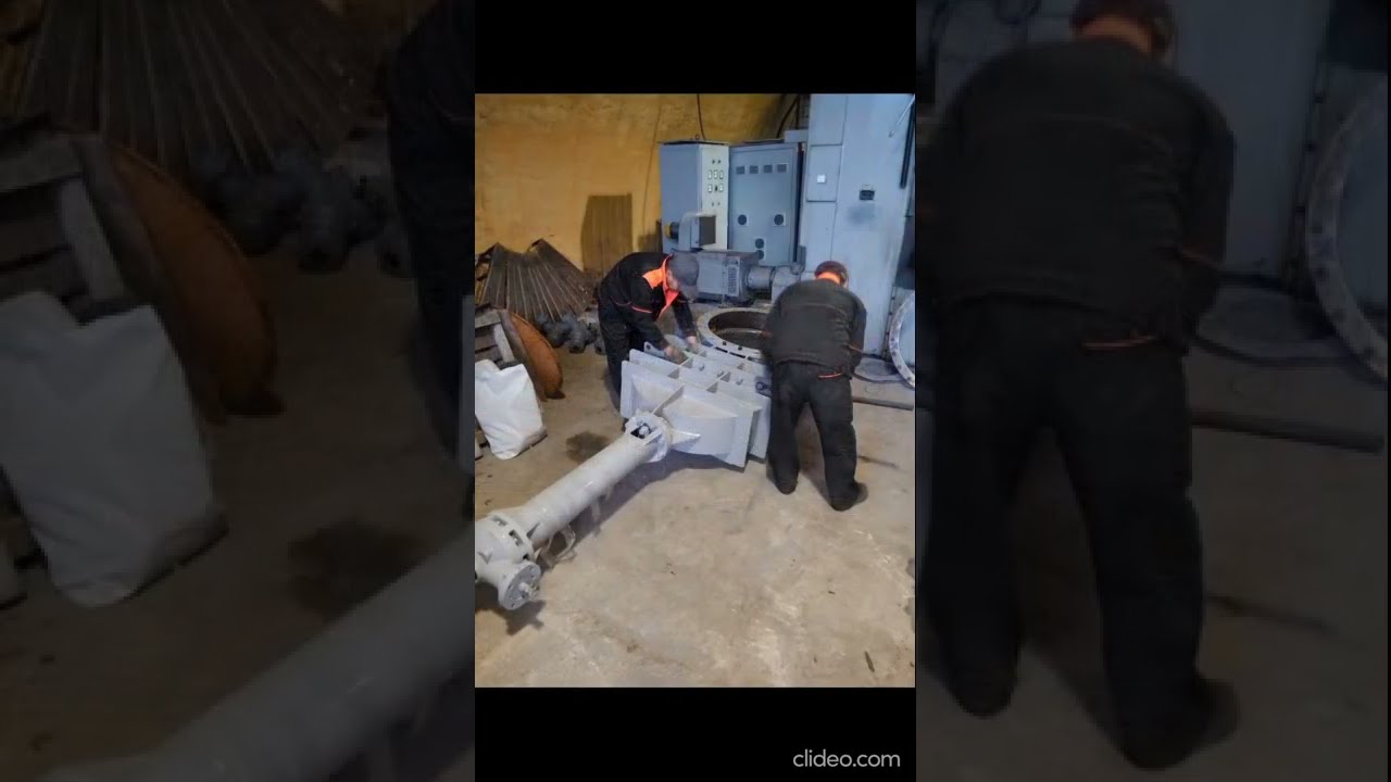 Ремонт задвижки DN 800 полный цикл
