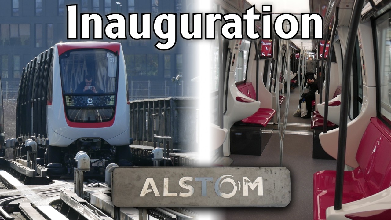 [ALSTOM] Inauguration des rames Metropolis BOA de 52m