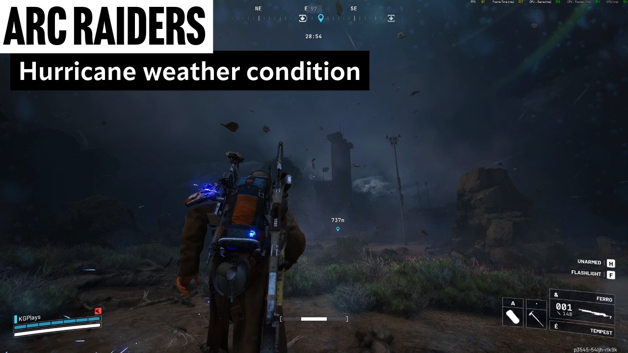 ARC RAIDERS Spaceport Gameplay: NEW Hurricane Weather (Immersive No Commentary)