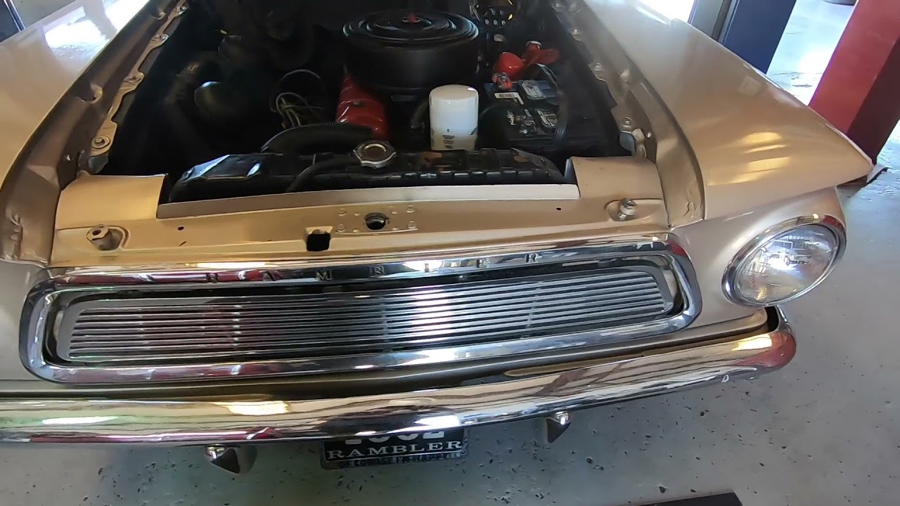 1962 Rambler American Convertible, #short, walk around, carburetor troubles...