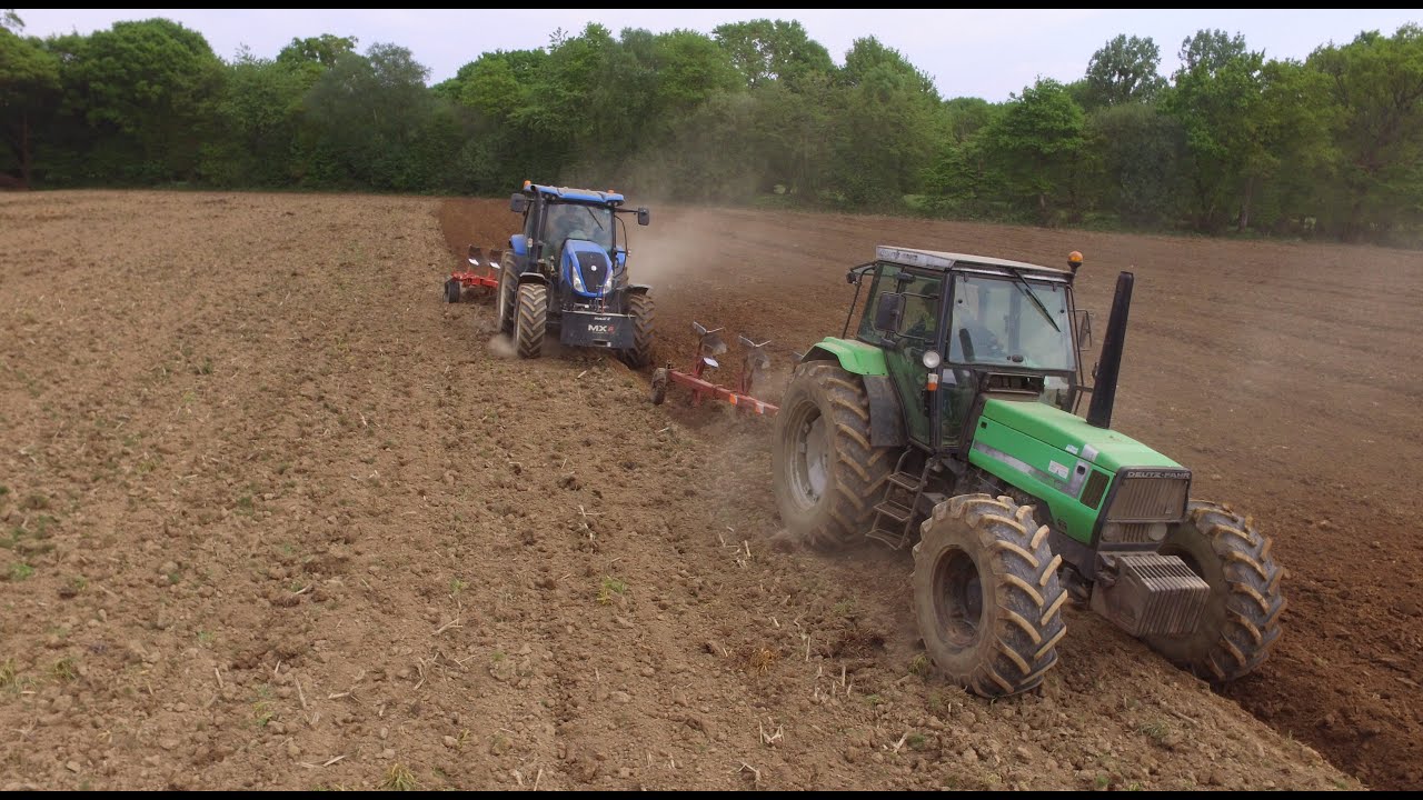 Labour 2020 pour les maïs🌽/ 2x Charrue/NH/Deutz