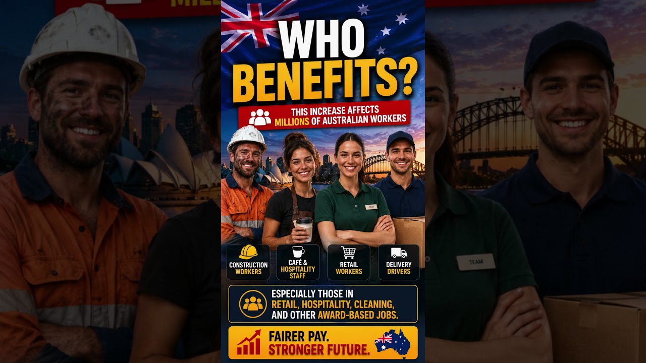 🇦🇺 Australia's Minimum Wage Rises to $26.44/hr! Here's What It Means for Workers