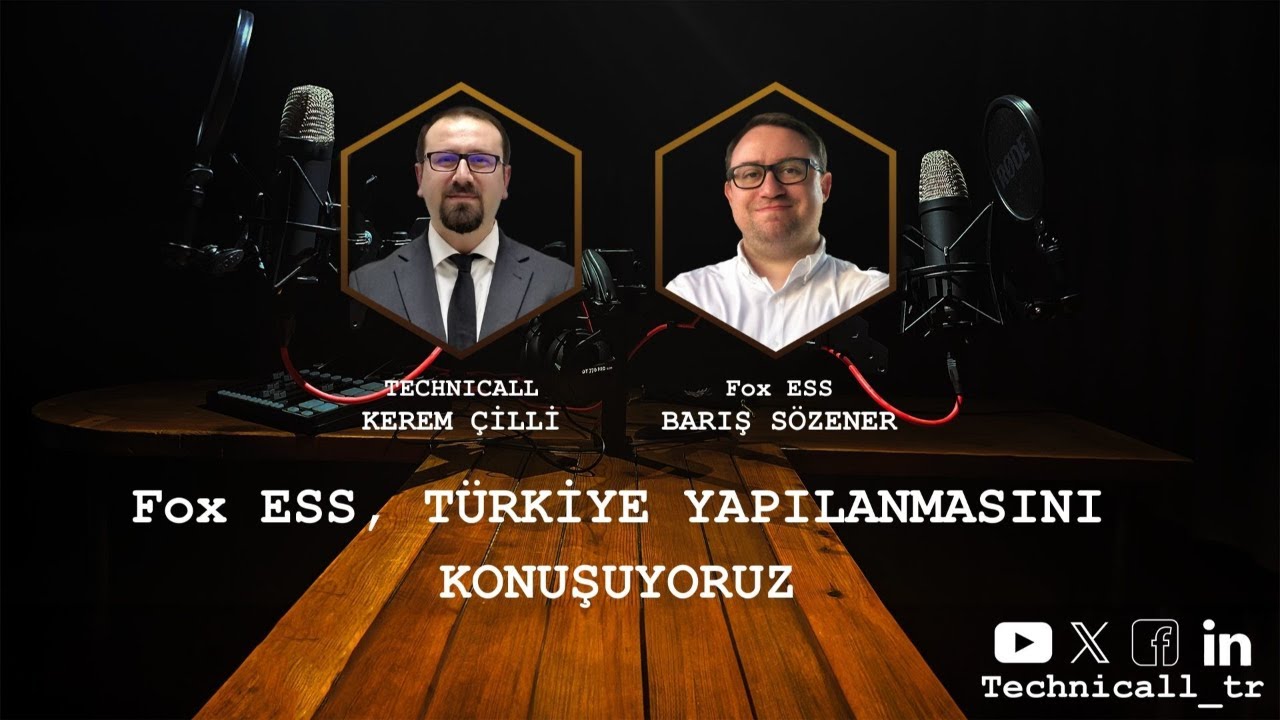 Fox ESS Türkiye Ülke Müdürü Barış Bey ile konuşuyoruz