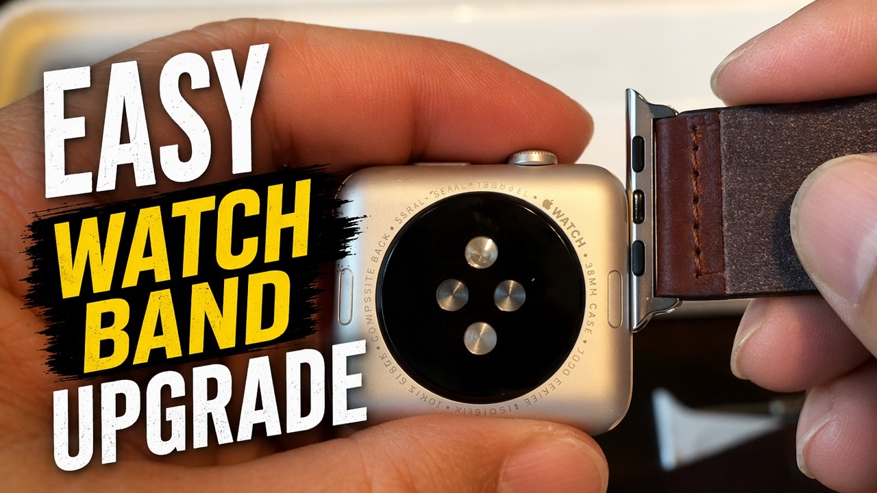 Installing Aftermarket Watch Band Springbar Adapters on the Apple Watch