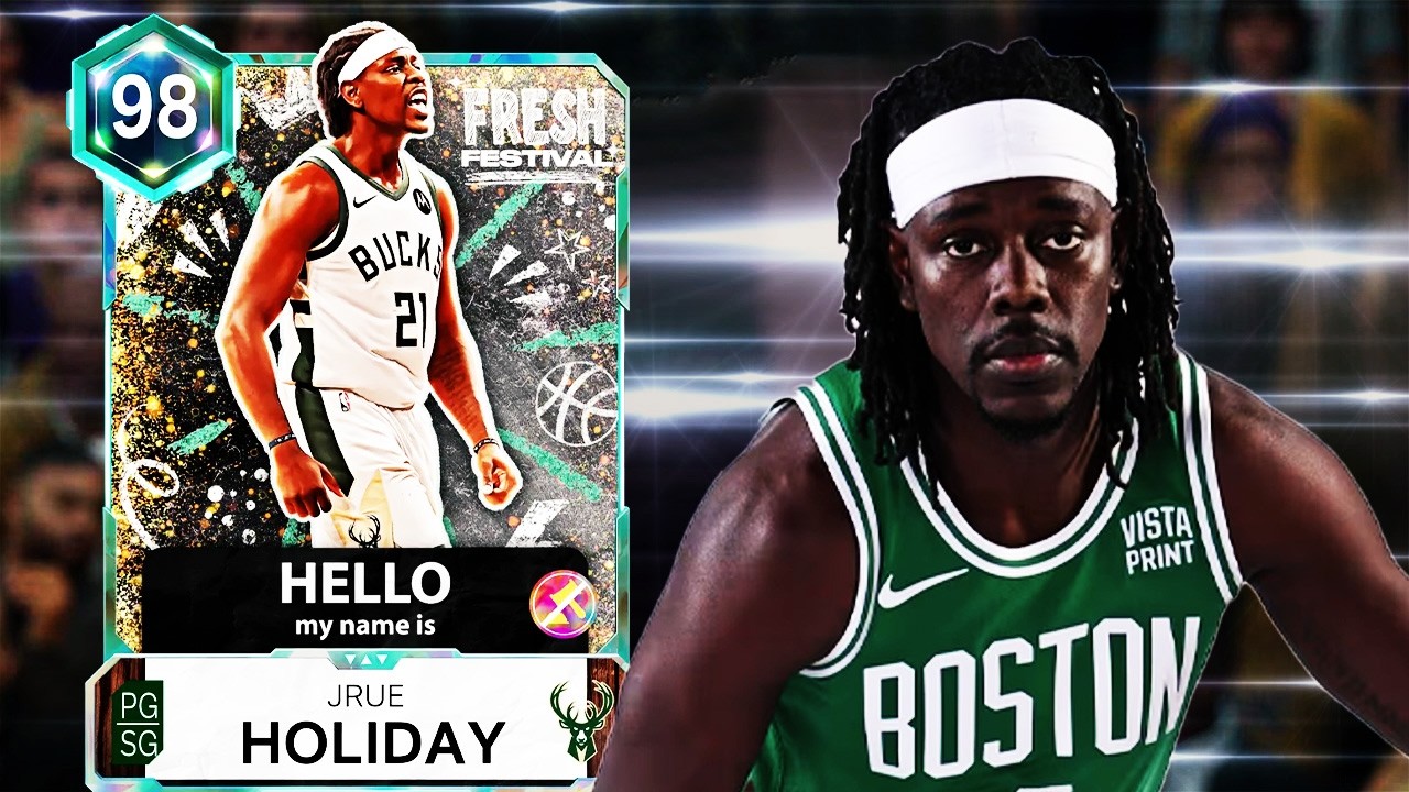 *FREE* GALAXY OPAL JRUE HOLIDAY GAMEPLAY! AMAZING 6'5 DEFENSIVE PG IN NBA 2K26 MYTEAM!