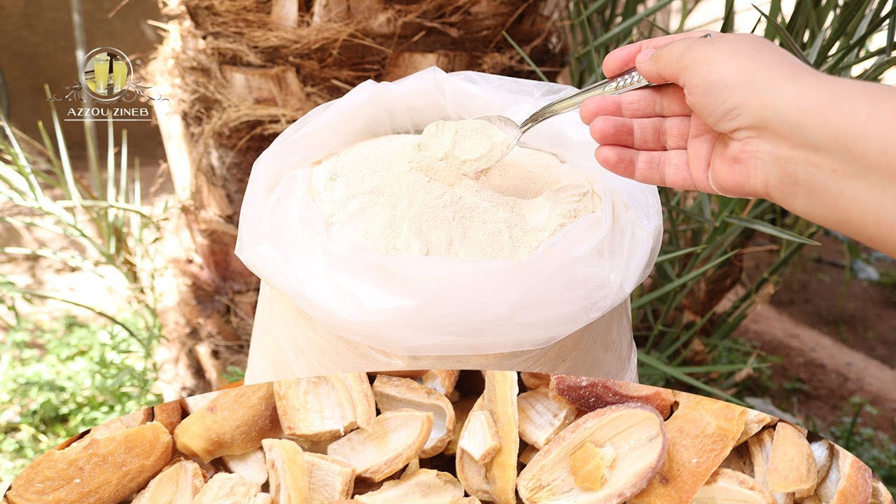 سكر التمر بديل للسكر الابيض مسحوق تمر أزيزا اليابس طبيعي لمختلف الوصفات  poudre de datte séchée bio