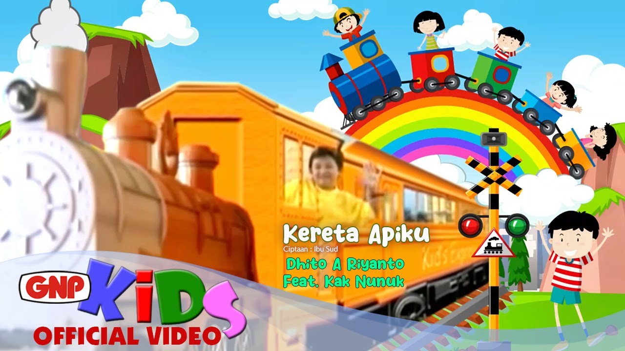 Kereta Apiku (Naik Kereta Api Tut Tut Tut) - Dhito A Riyanto | Lagu Anak Indonesia Populer