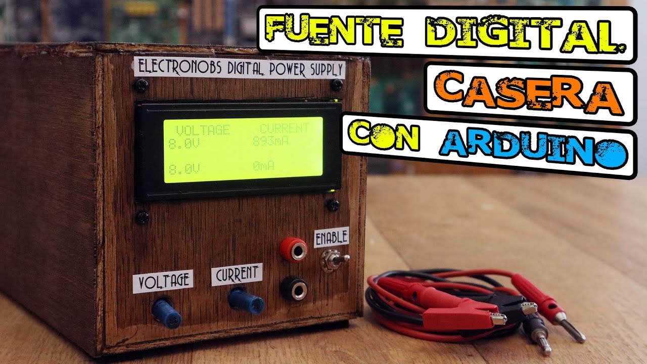 Pr#69 - Fuente digital casera con Arduino - Prototipo control voltaje y corriente