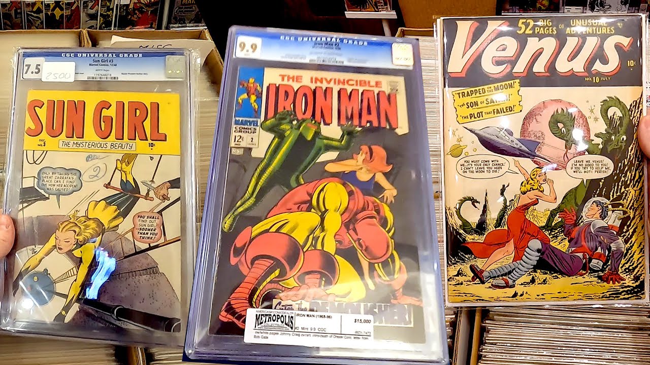 Hunting for Comic Books at The Big Apple Comic Con in New York City