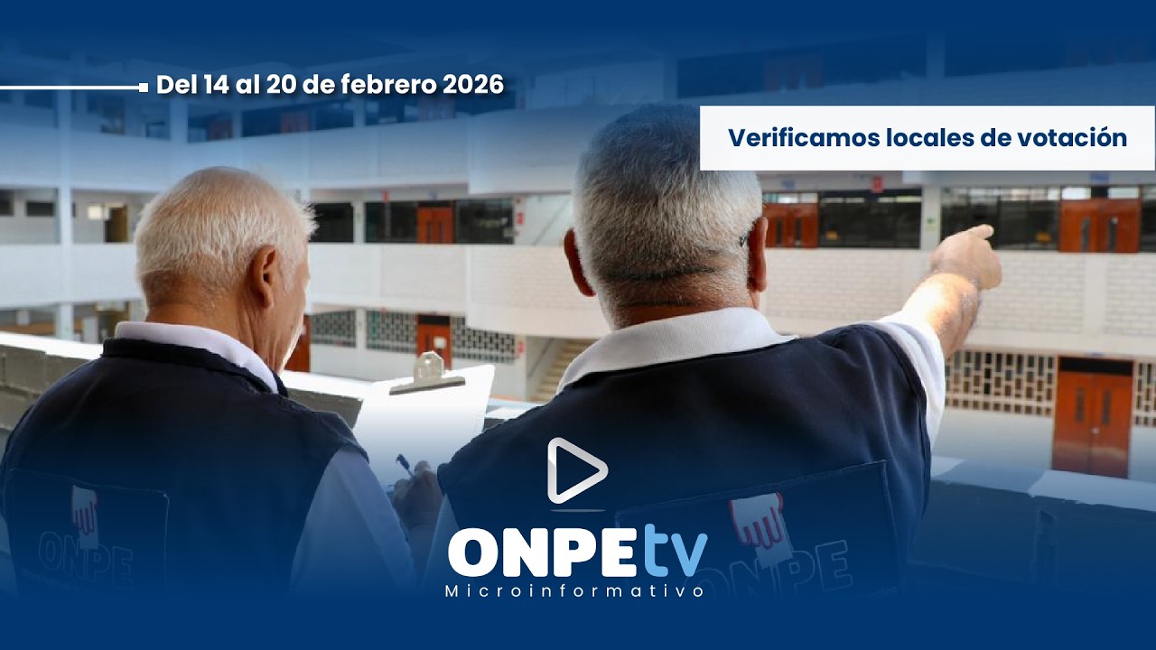 ONPE TV: Microinformativo del 20 de febrero de 2026