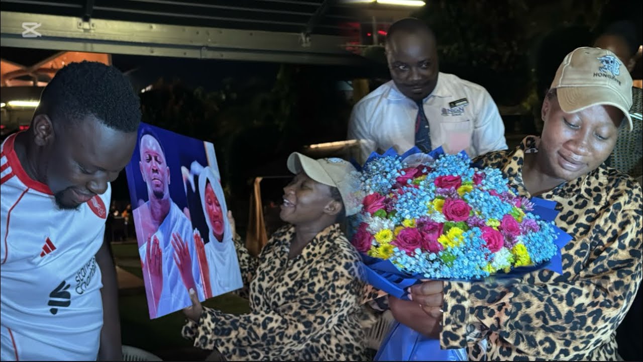 Chosen Becky ne Professor Ssekajja babakubyeko Surprise ya Birthday, beraze love nebalumya 