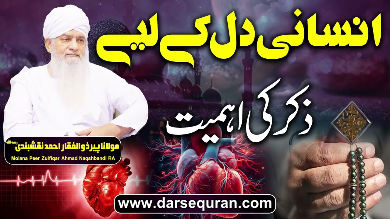 Insani Dil Kay Liye Zikar Ki Ahmiyat - Molana Peer Zulfiqar Ahmad Naqshbandi Sahab