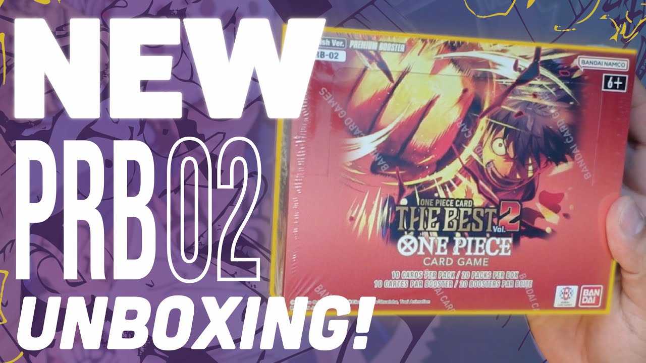 PRB02 ЛУЧШАЯ распаковка: One Piece TCG