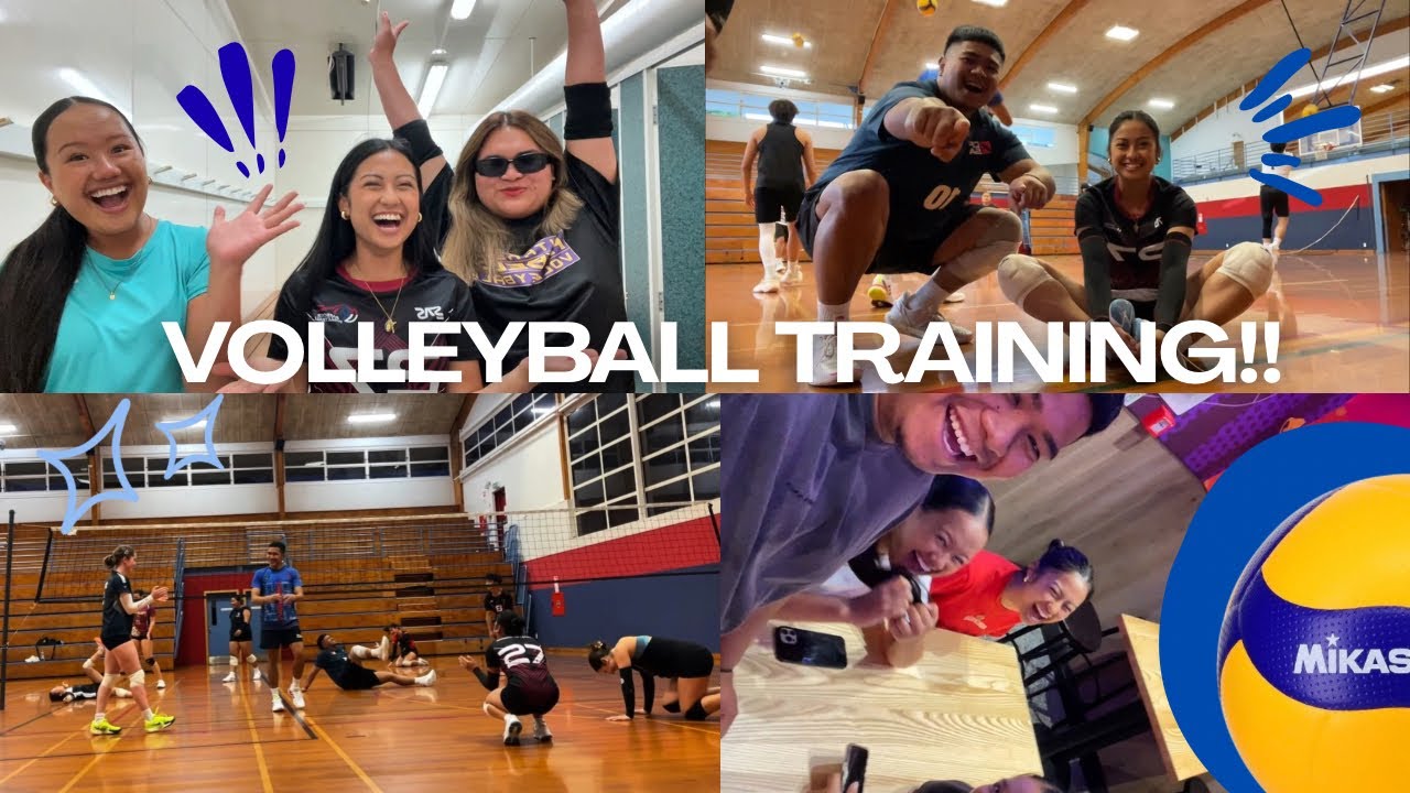 COME WITH ME TO VOLLEYBALL TRAINING!! (after not playing for months)