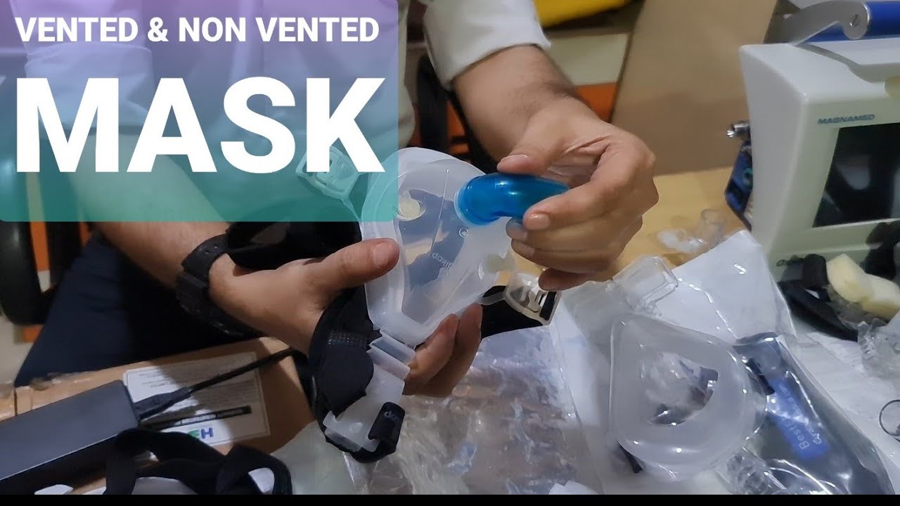 VENTED & NON VENTED FACE MASK FOR BIPAP