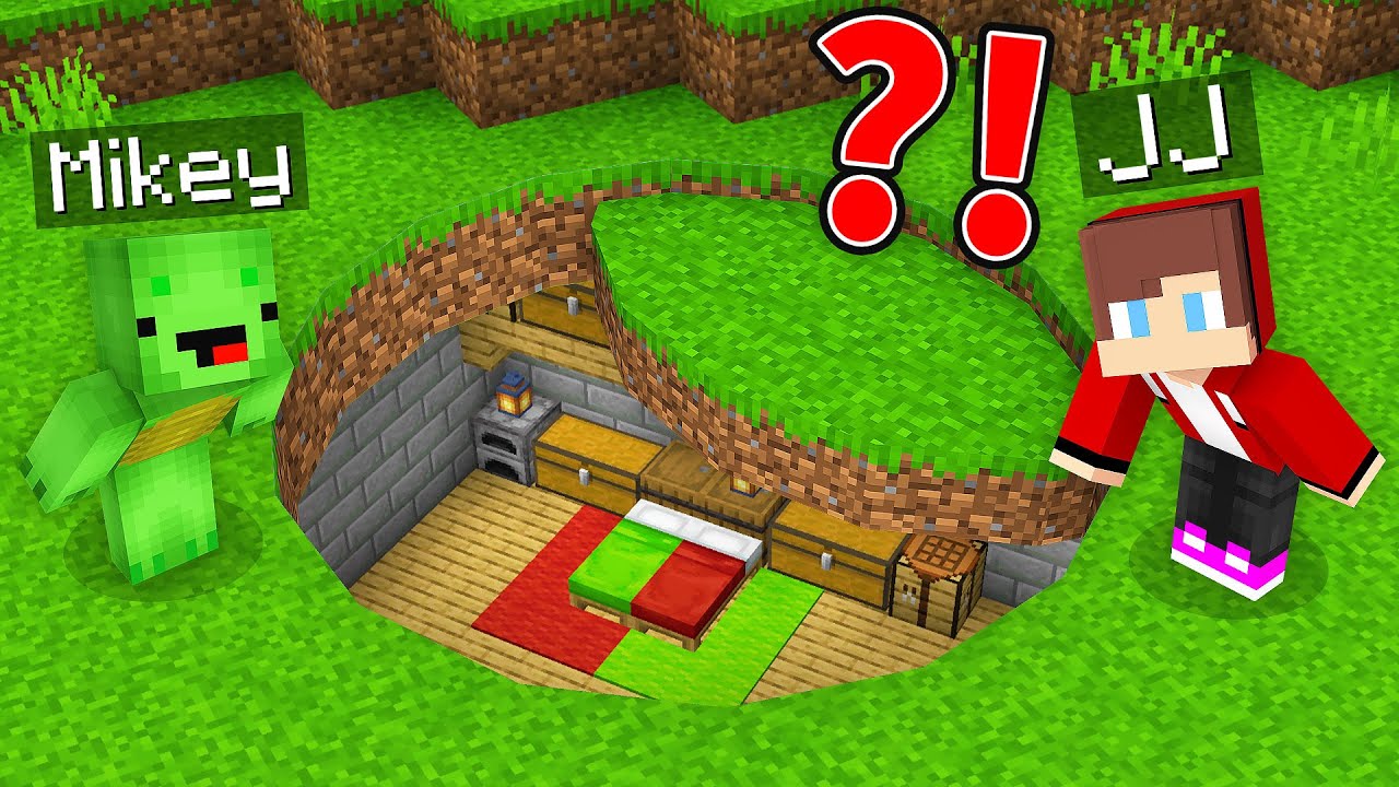 Mikey and JJ Found SECRET ROUND BASE in Minecraft (Maizen)