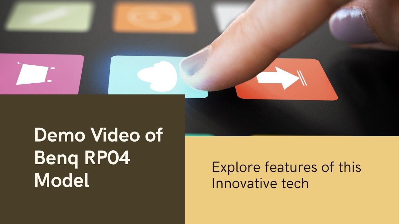 Don't Buy An Interactive Panel Until You See Benq's RP04 | BenQ RP04 Interactive Flat Panel