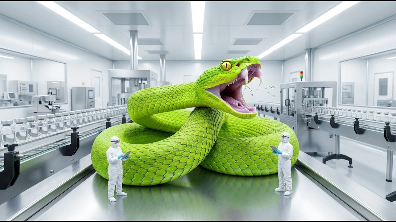 Inside Bamboo Viper Factory: Extracting Venom for Toxin Reagent BV-10 (Full Process)