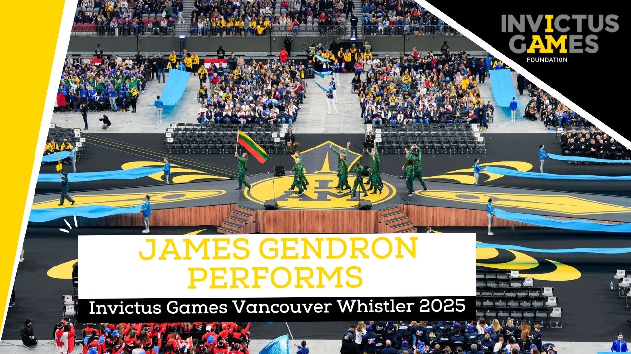 James Gendron Performs at the Opening Ceremony | Invictus Games Vancouver Whistler 2025