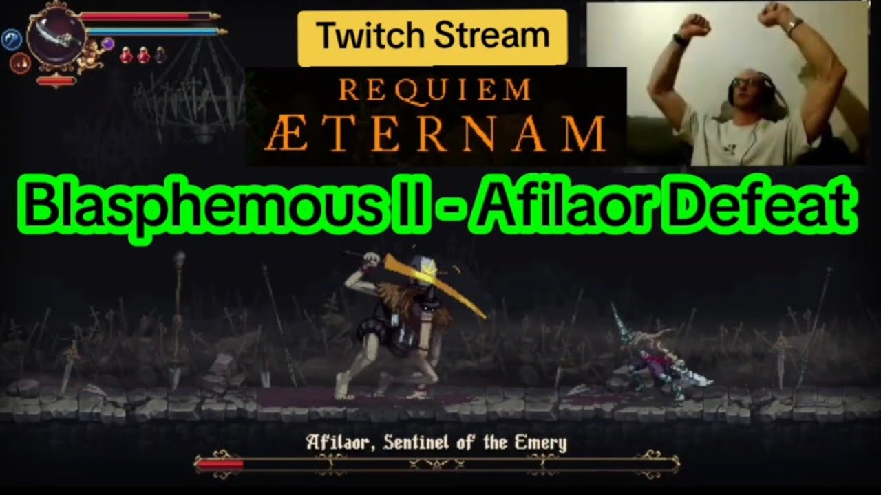 Blasphemous II - First Play - Hour XII - Xbox Twitch Stream - I beat Afilaor, Sentinel of the Emery!