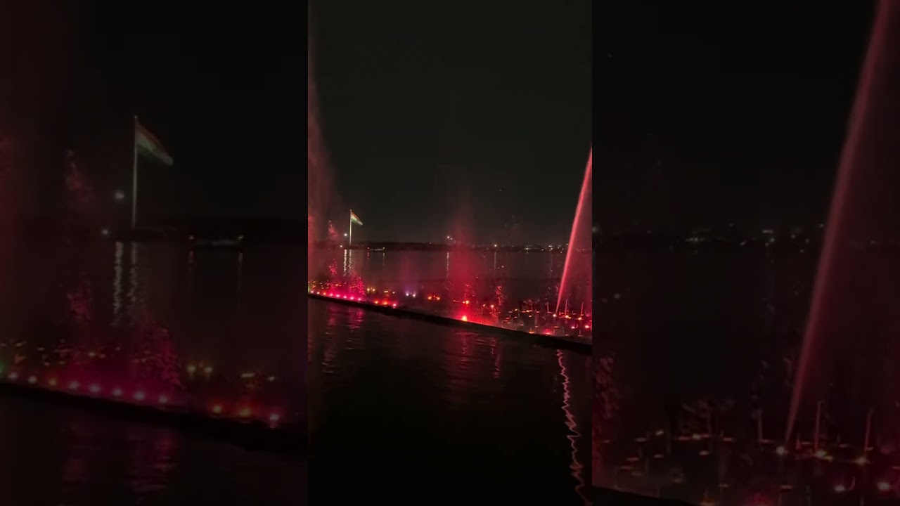 Musical fountain at Tankbund