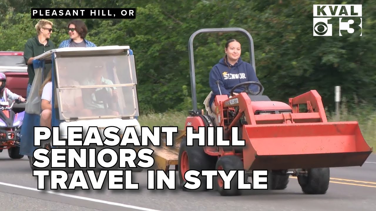 Pleasant Hill HS Senior Parade on Hwy 58!